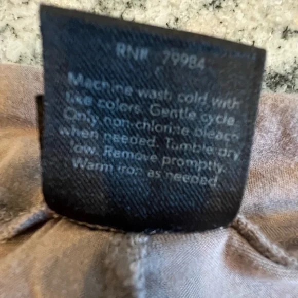 SOMA 2 Pc Lace-Trim Camisole : Pajama Set in Taupe and Ivory w Metallic Gold - Picture 12 of 13